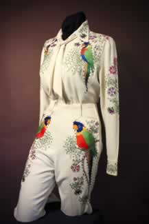 judy lynns first rhinestone stage suit showing full length